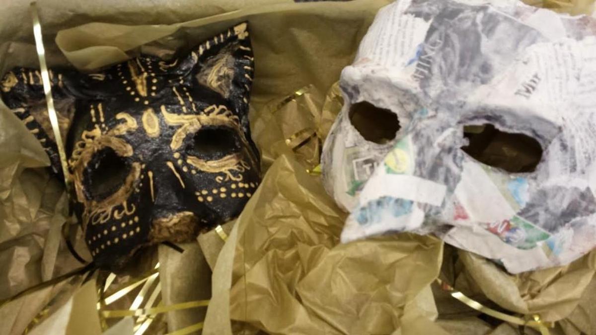 Mardi Gras masks are part of a fundraiser to benefit music education in the Olympia School District, 3-5 p.m. at Masque and Pettycote, 209 Washington St. NE, Olympia.