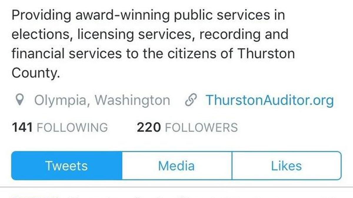 The Thurston County elections office uses Twitter and other social media to reach younger voters.