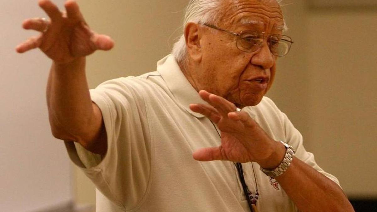Olympian file photo: The Nisqually Tribe will name one of its buildings on Friday after Billy Frank Jr., a longtime native rights activist and tribal member.