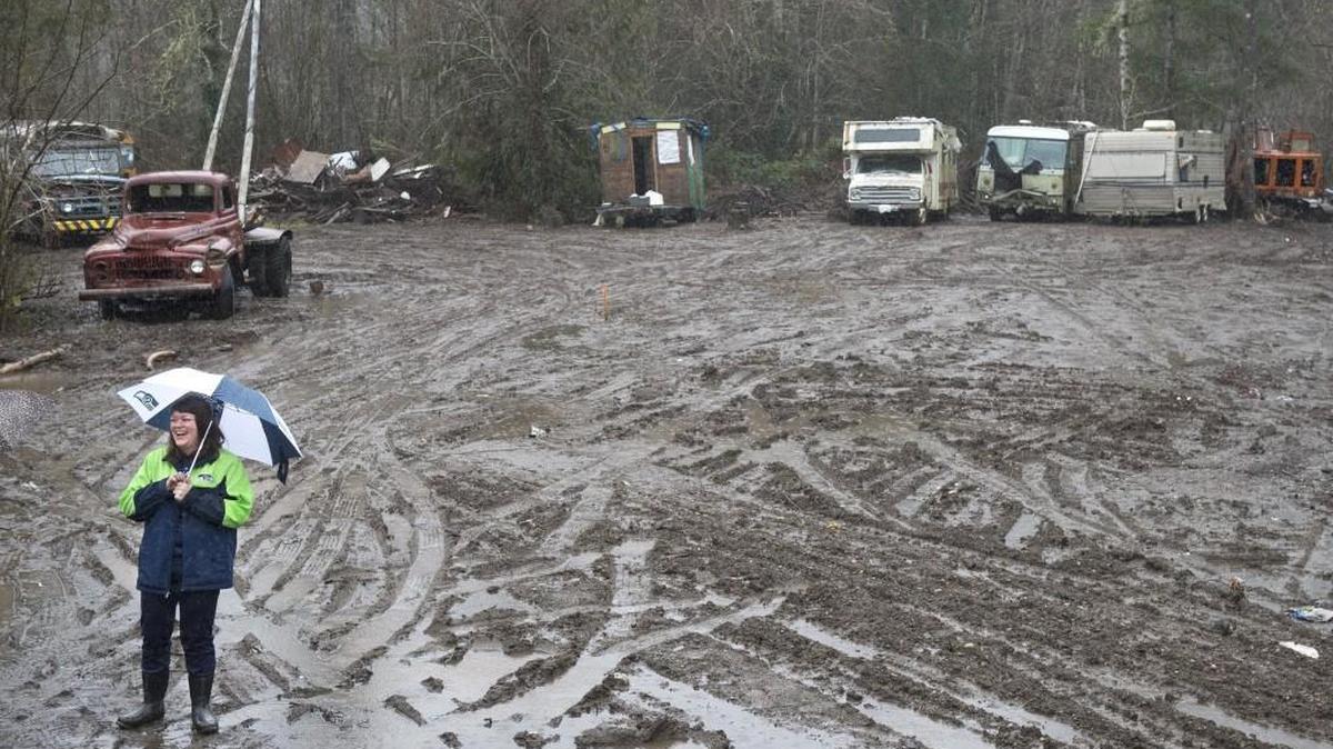 “If this was the first time you saw it, you'd think ‘What a mess.’ But you had to see what we started with,” says Angela Ducharme, after hauling 50 tons of garbage and junk metal from the property formerly nicknamed “Tweaker Town” on Kaiser Road in west Olympia. “We still have a lot of work to do.”