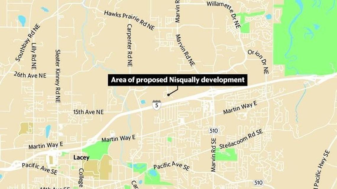Lacey Mayor Andy Ryder says the Nisqually Tribe has interest in bringing an entertainment/convention center/hotel-type development to northeast Lacey.