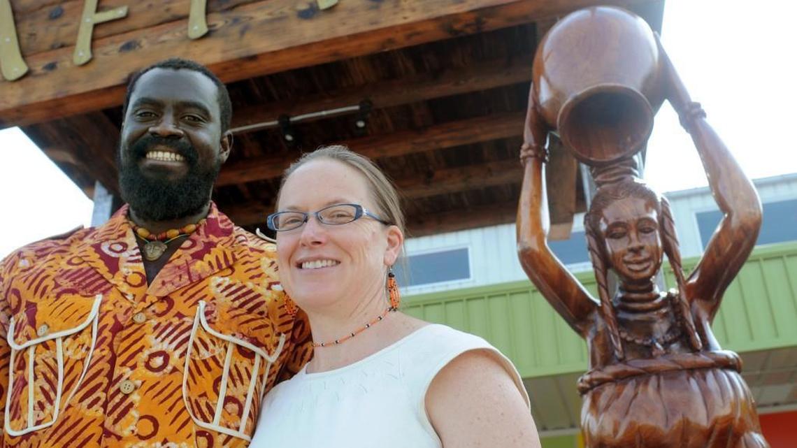 Olowo-n'djo Tchala and his wife Prairie Rose Hyde are the founders and owners of Tumwater and Togo based Alaffia, a skin care product company.