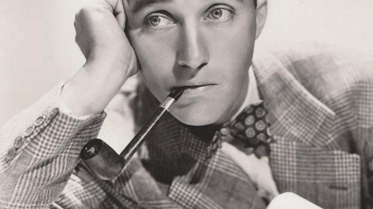 This photo provided by PBS and Universal shows legendary actor Bing Crosby, who stars in “White Christmas.”