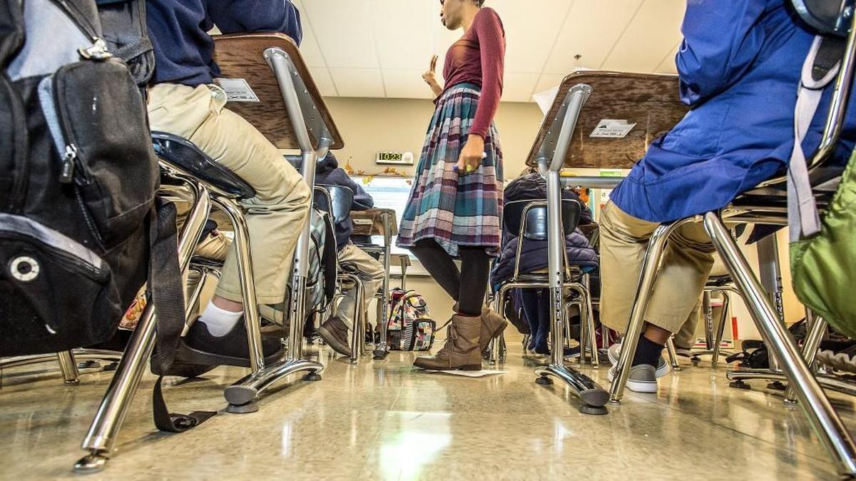 A study published by Stanford University’s Center for Research on Education Outcomes (CREDO) showed that Tacoma charter schools experienced a positive learning growth in both reading and math, but they were outpaced by their neighboring traditional public schools. Photo taken at Destiny Middle School in Tacoma in 2015.