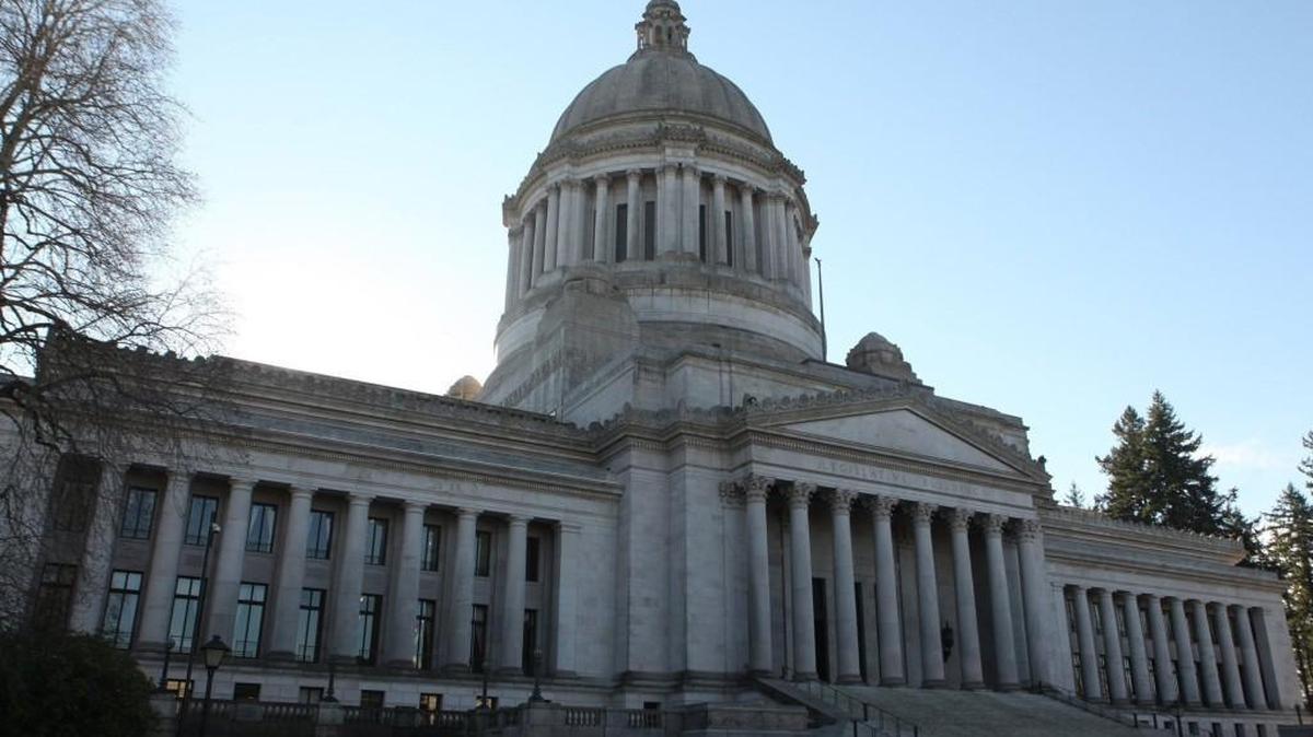 The state Legislative Building in Olympia.