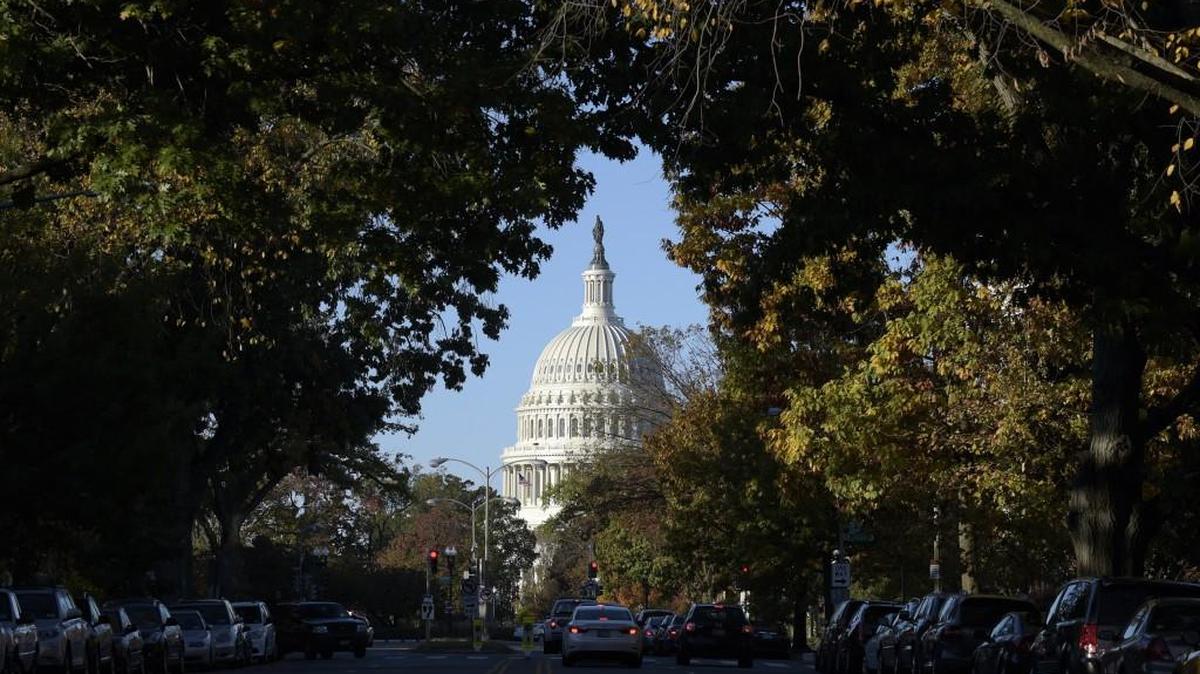 A view of Capitol Hill in Washington, D.C., Tuesday.