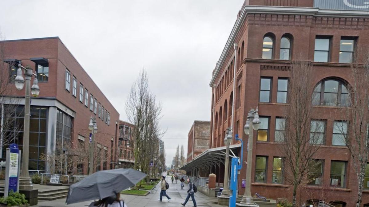 The University of Washington Tacoma campus is shown on Jan. 8, 2013.