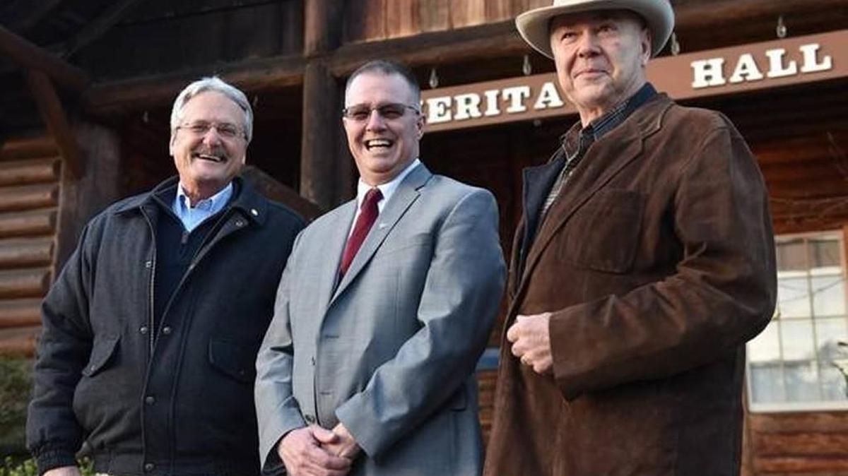 From left: John Hutchings, Bud Blake and Gary Edwards, make up Thurston County’s all politically independent Board of County Commissioner and Board of Health.