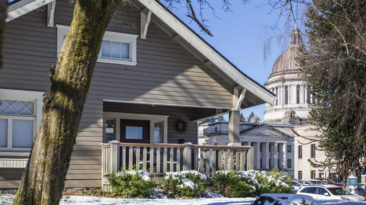 This home is one of 18 owned or used by lobbyists in Olympia’s South Capitol neighborhood, across the street from the state Capitol campus.