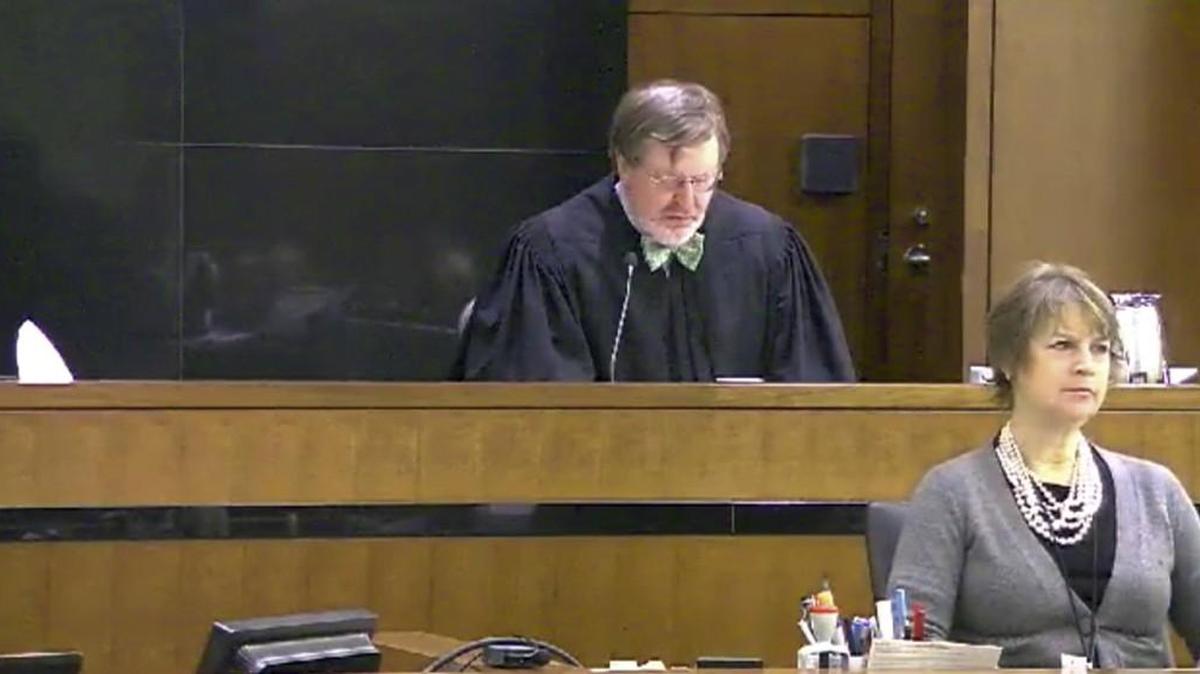 This still image taken from United States Courts shows Judge James Robart listening to a case at Seattle Courthouse on March 12, 2013, in Seattle. On Friday, Robart placed a nationwide hold on President Donald Trump’s executive order, banning travel to the United States by migrants from seven Muslim-majority countries.