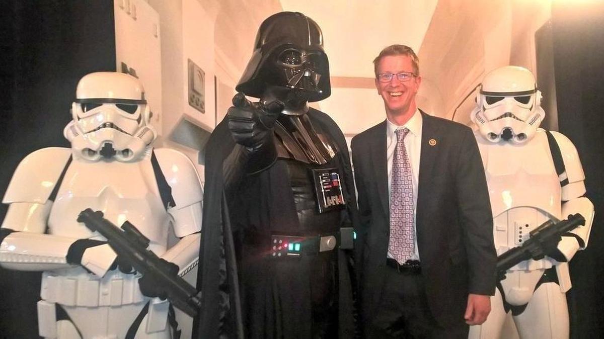 The official Twitter account of U.S. Rep. Derek Kilmer tweeted this picture of Kilmer, second from right.