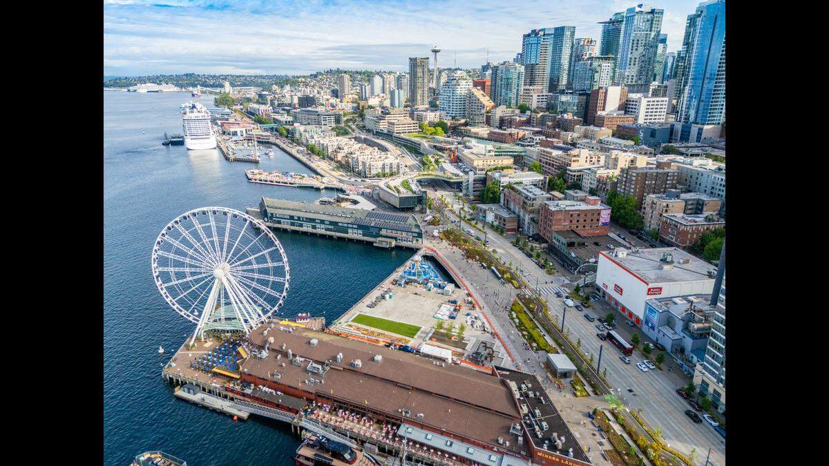 Seattle is celebrating its Waterfront Park with a grand opening on Sept. 6, 2025.