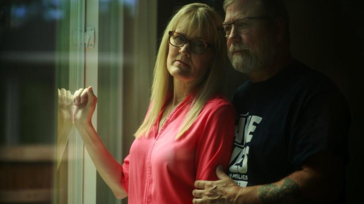 Marilyn Balcerak, sponsor of Initiative 1491, and her partner, Matt Smith, of Bonney Lake, Pierce County.