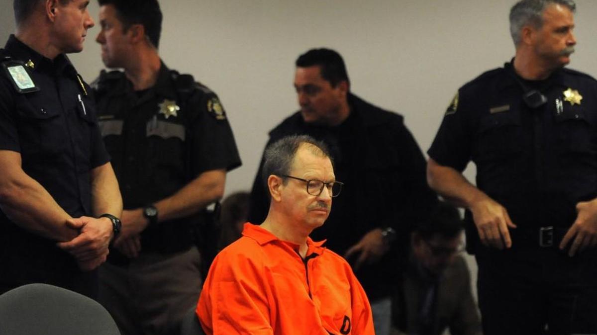 
Gary Ridgway sits in the courtroom at the Kent Regional Justice Center in 2011.
