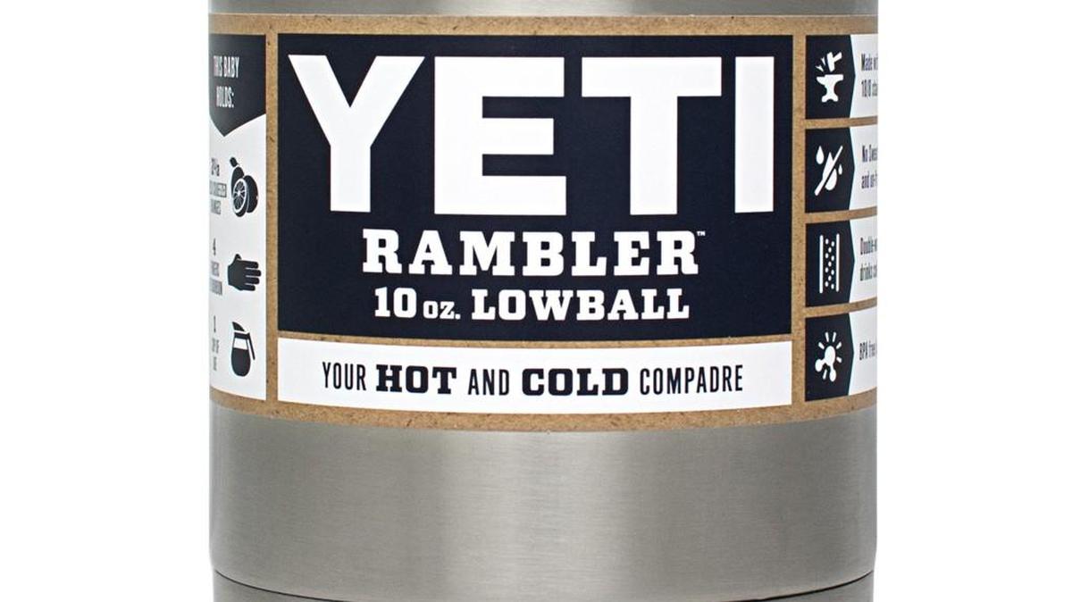 The Yeti Rambler Lowball keeps coffee piping hot and cocktails nice and cool with specially designed double-wall vacuum insulation.