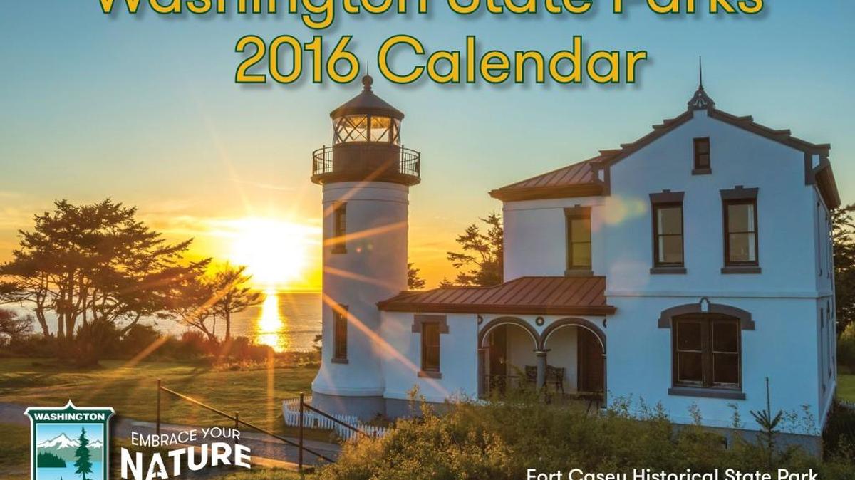 The 2016 calendar from Washington State Parks is now on sale.