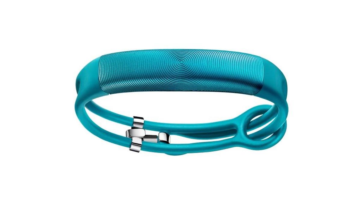 Jawbone’s UP2 syncs with your mobile device wirelessly to track steps and exercise levels, calories burned and even your sleep quality.