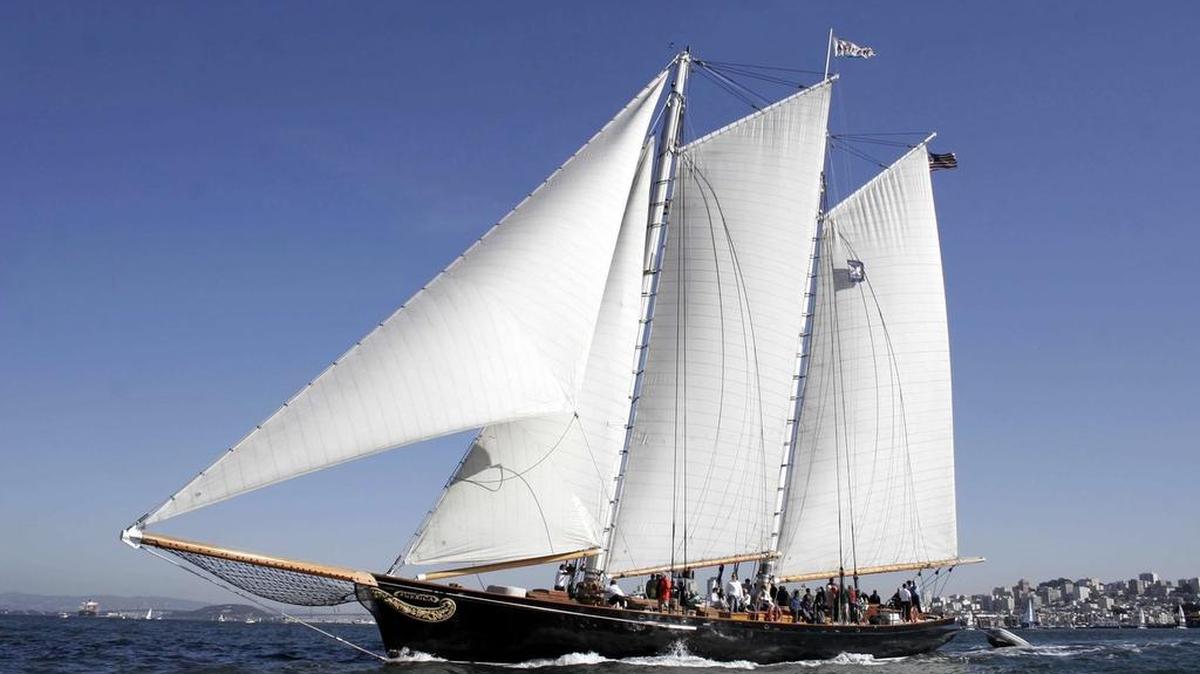
The schooner America, a replica of the yacht that won the world’s biggest sailing race in 1851, will be coming to the Foss Waterway Seaport in Tacoma Aug. 21 through 23.
