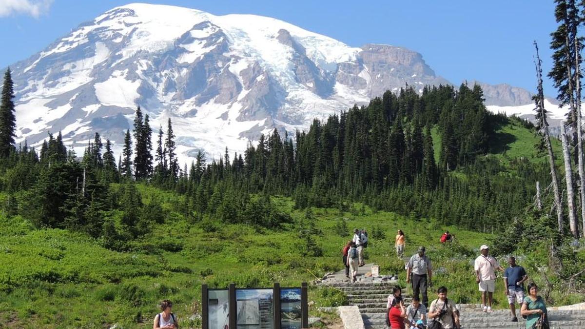 Mount Rainier National Park is just one outdoor location offering free or discounted admission on Veterans Day.