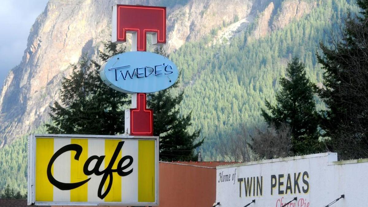 Twede’s Cafe in North Bend has Mount Si has a backdrop. The cafe was made famous in David Lynch’s TV series “Twin Peaks.”