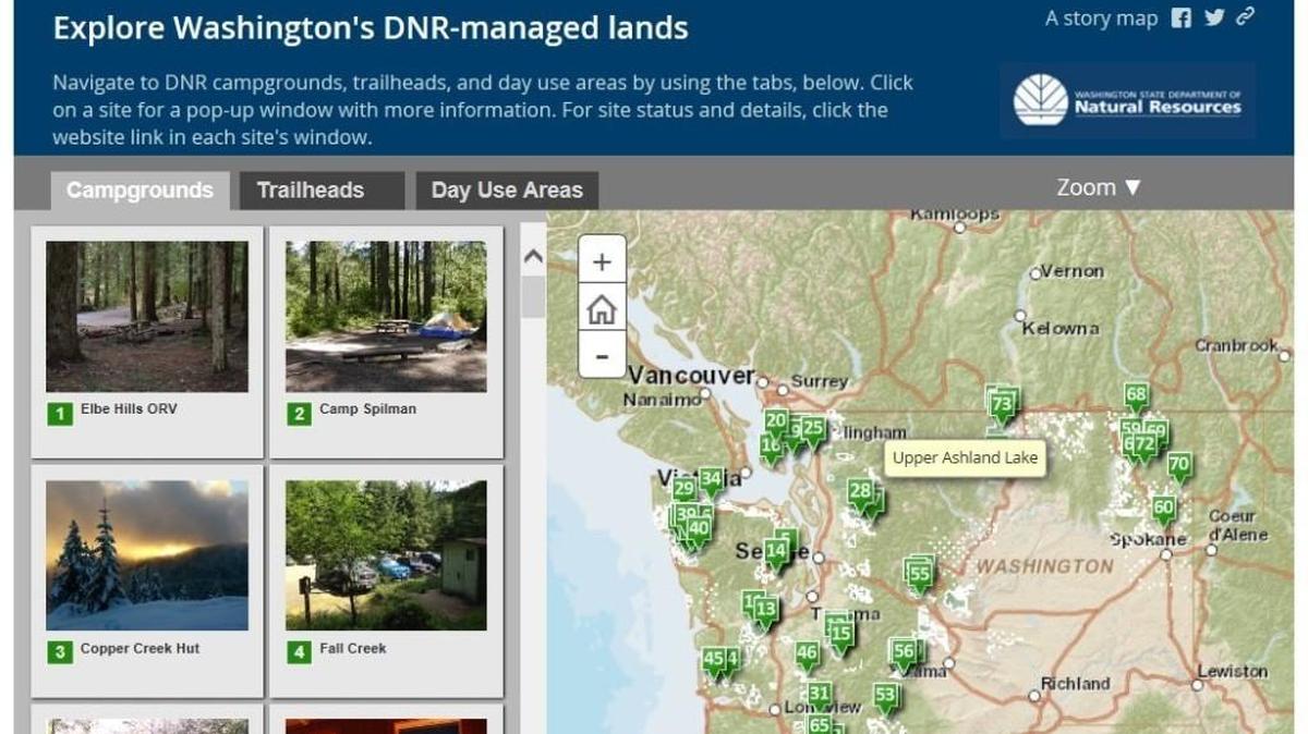 DNR recreation website