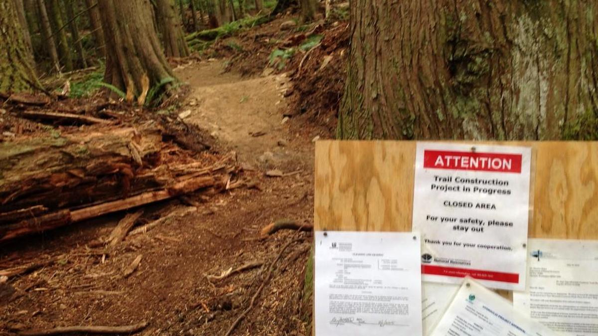 
A new climbing trail is under construction at Tiger Mountain and planned for a spring opening. 
