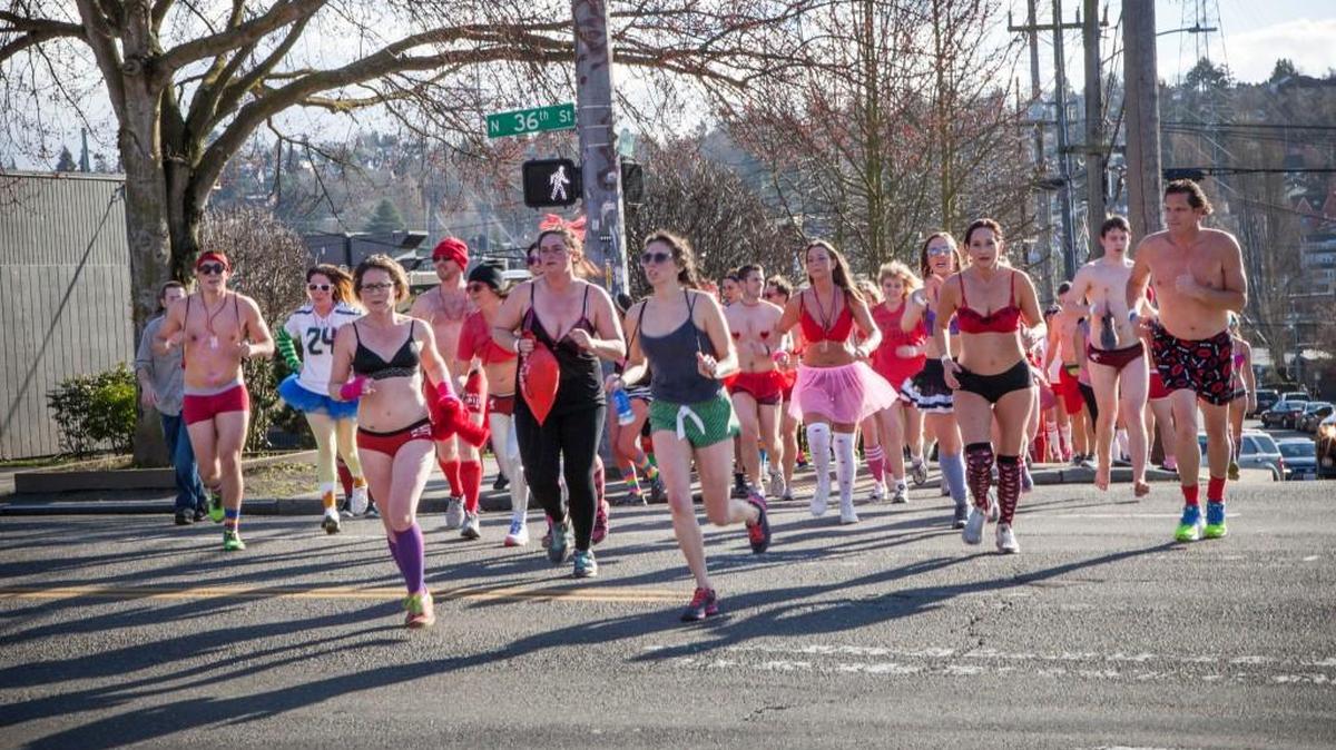 The Cupid’s Undies Run is Feb. 20 in Seattle.