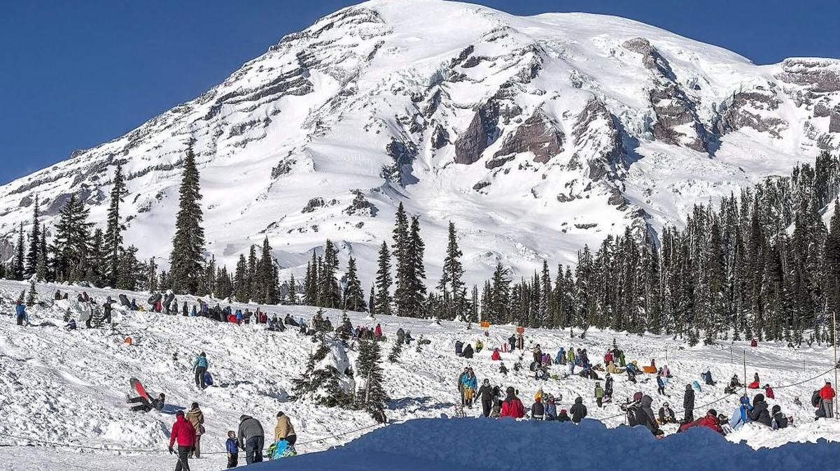 Mount Rainier National Park’s snowplay area will close and ranger-led snowshoe walks will end Sunday.