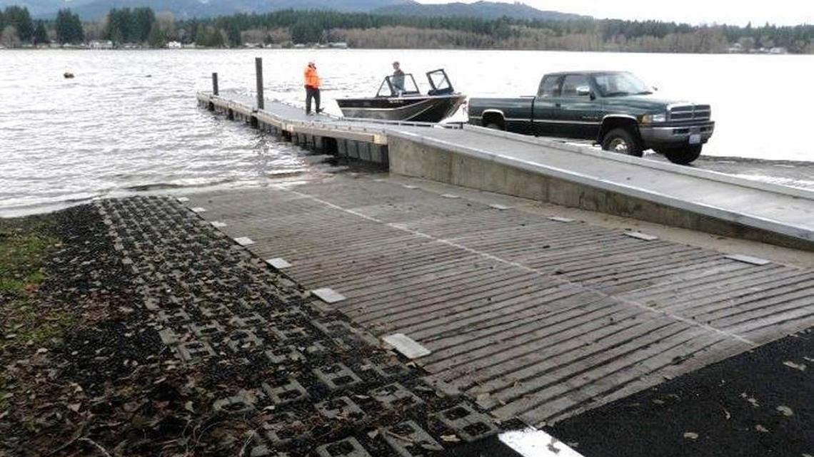Remodeled ramp makes boating access easier at popular Black Lake