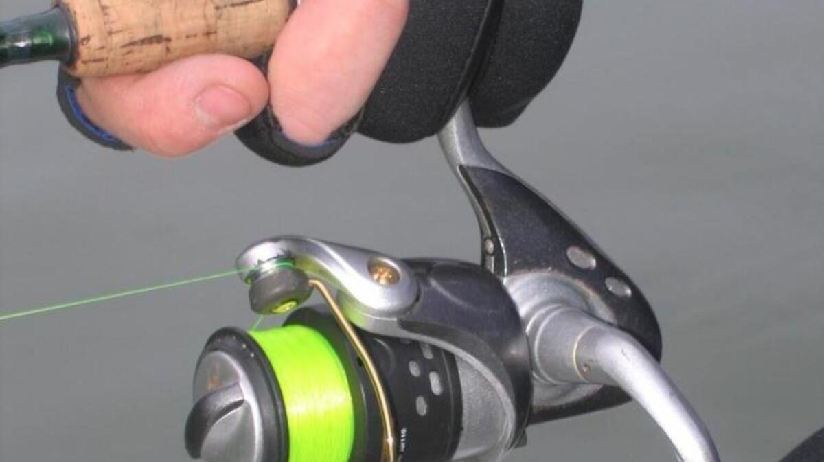 Gloves seem to be required equipment for anglers on these cold wintery days.