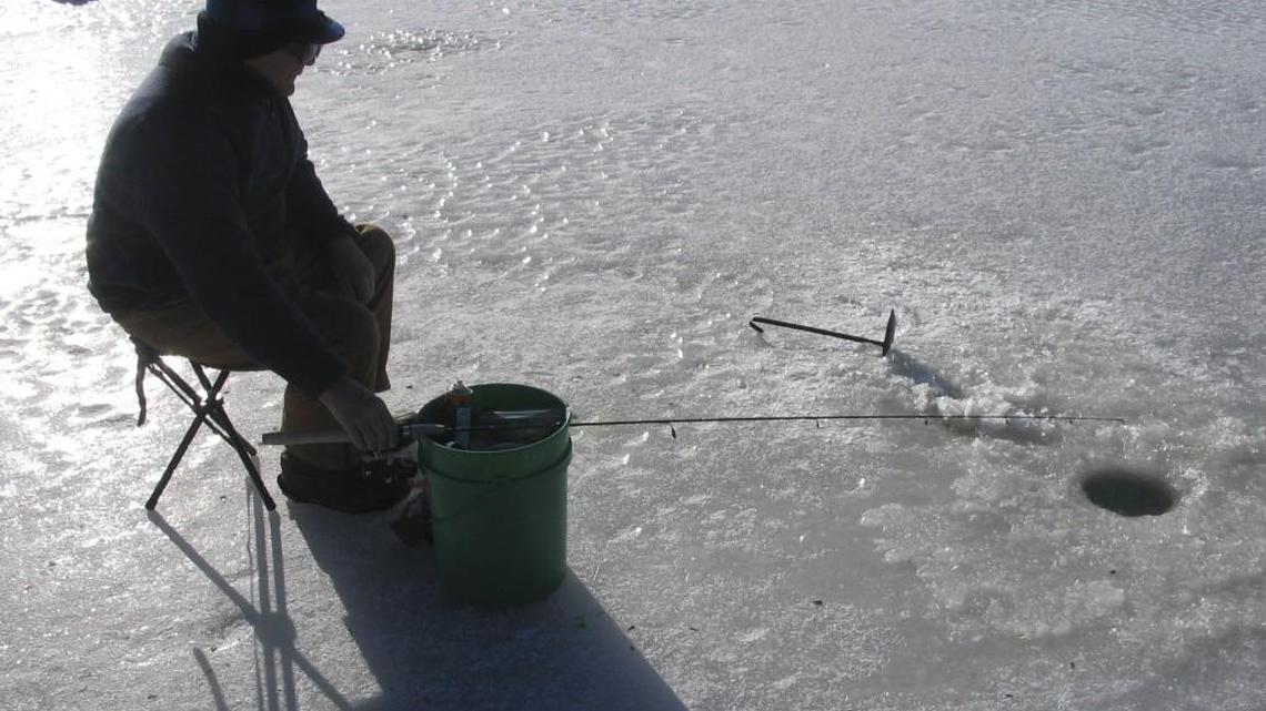 For hardy anglers, Potholes offers ice fishing