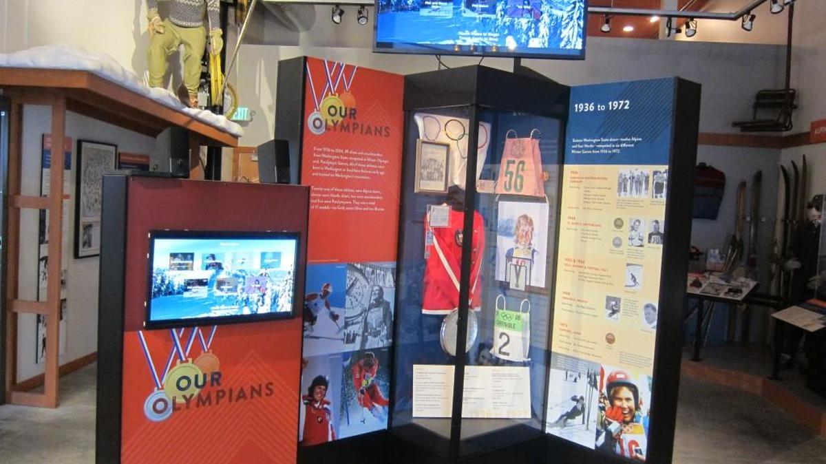 
Washington has produced 29 Olympic skiers and snowboarders and en exhibit that includes a gold medal won by Seattle’s Debbie Armstrong in 1984 is the centerpiece of the new Washington State Ski and Snowboard Museum.
