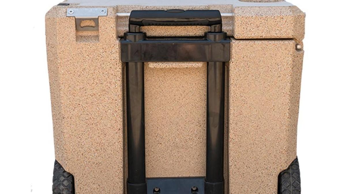The Mule cooler from Canyon Coolers has a 30-quart capacity and has 3 inches of insulating foam on all sides.