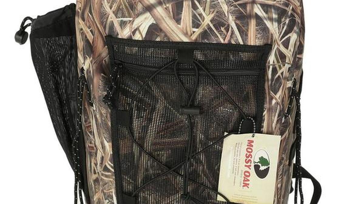 The waterproof Brunswick backpack from DryCase is now available in Mossy Oak’s Shadow Grass Blades camouflage pattern.