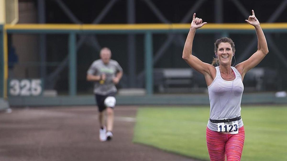 Tami Christensen finished 10th overall at the Aug. 27 Tacoma Narrows Half Marathon, her first run as a Tacoma resident. She recently published the book “Life on the Run” about her ongoing attempt to run a marathon in each state.