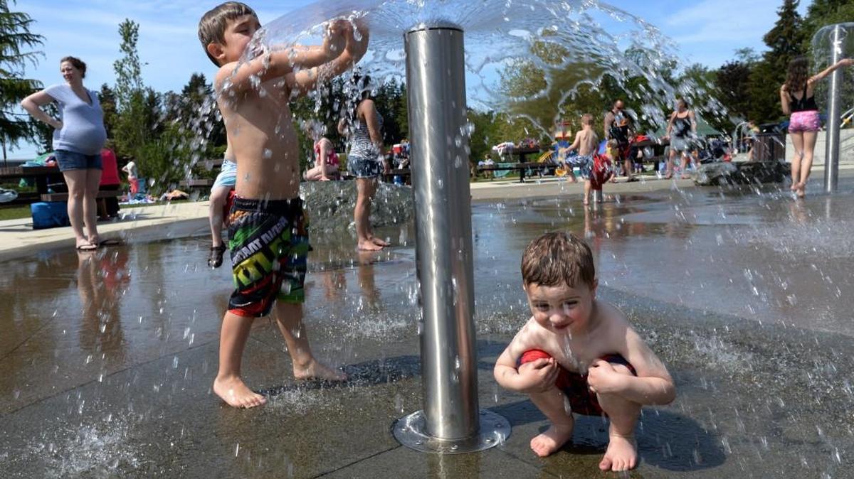 Places such as the sprayground at Titlow Park in Tacoma will be popular as summer officially begins when the June solstice occurs Monday afternoon.
