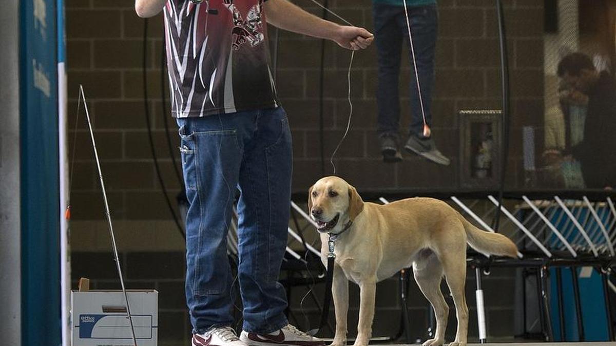 Zach Cody, was a junior at Eastern Washington University and a member of the school's Sportsmen Club, when he tried his hand at casting target practice at the 2014 Washington Sportsmen's Show. This year’s show opens Wednesday at the Washington State Fair Events Center in Puyallup.
