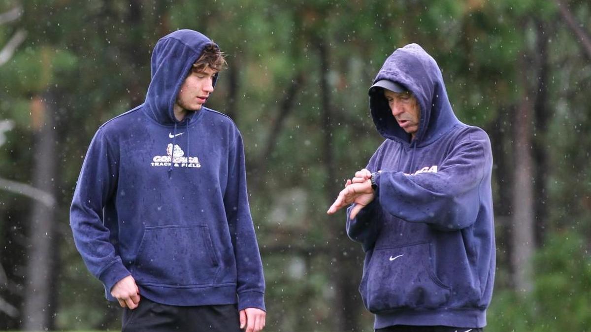 Pat Tyson, right, graduated from Lincoln High before running at Oregon. He is now the cross country and track coach at Gonzaga.