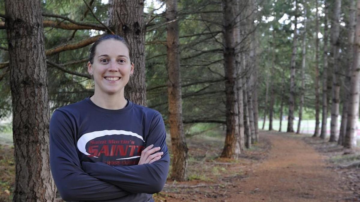 A former 2008 Olympic Trials’ qualifier and current graduate student at Saint Martin’s University, Karen Horvath has transitioned into cross country competition and has been selected as the GNAC conference’s top newcomer.
