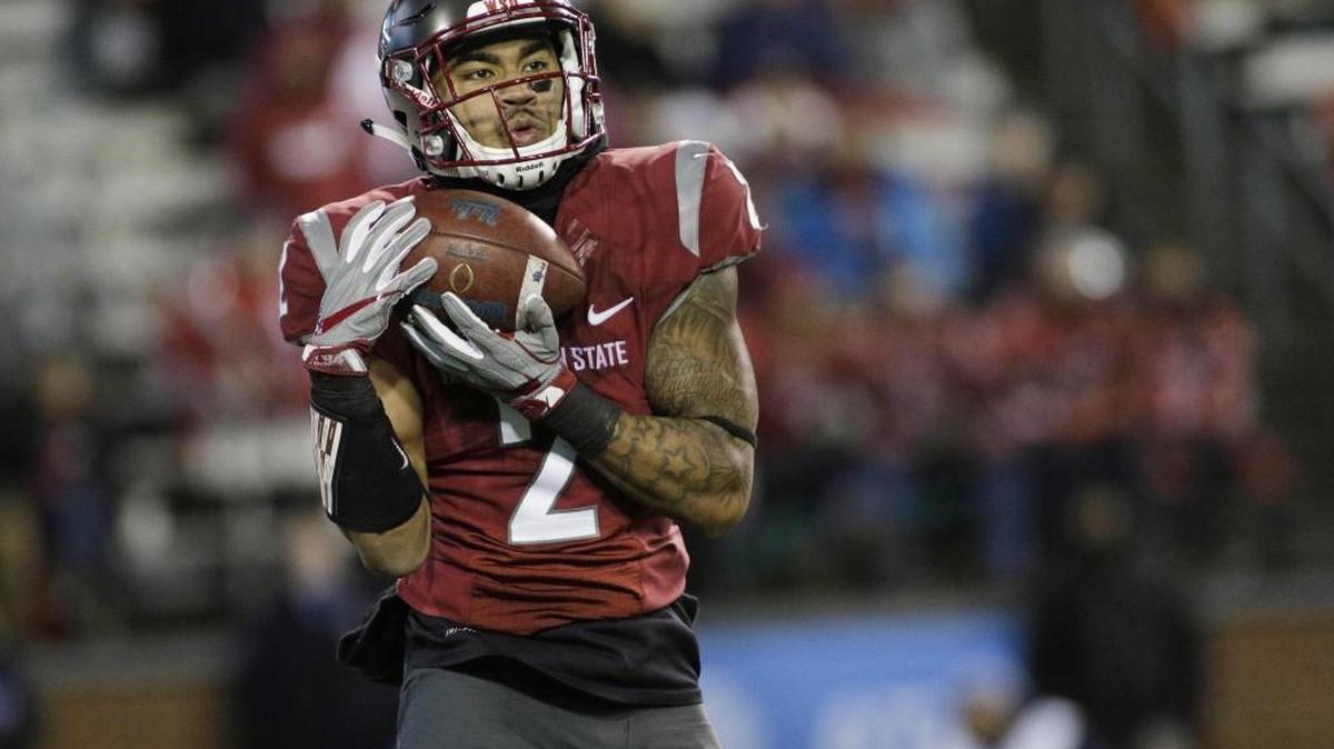 Washington State kick returner Robert Taylor earned his nom de Twitter, “Runitback Rob,” in high school. He’s been the Cougs regular kick returner, as he was Oct. 15 against UCLA, since the third game of the season.