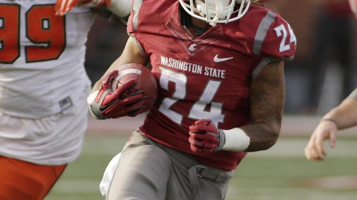 Harrington is back in the WSU running back rotation and fighting to stay there
