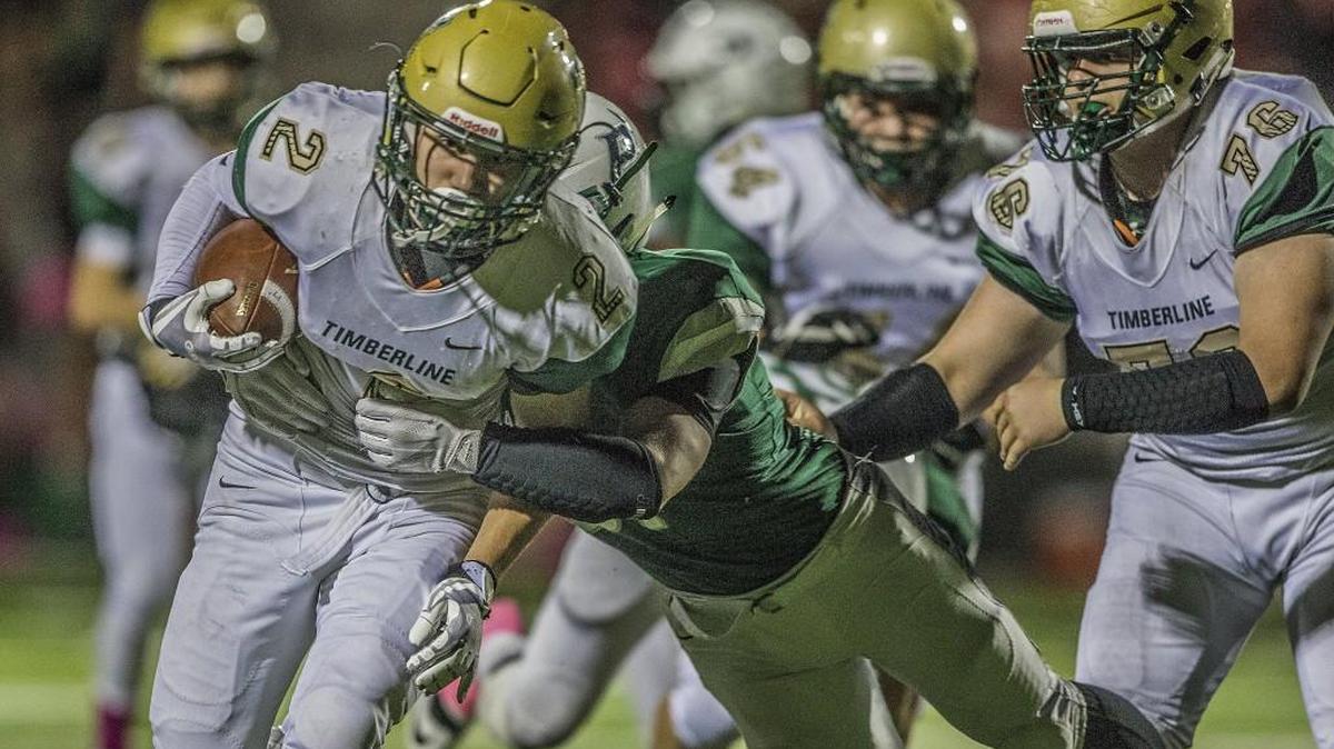 Timberline’s Michael Barnes (2) is an Associated Press all-state selection at defensive back (first team) and all-purpose player (honorable mention).
