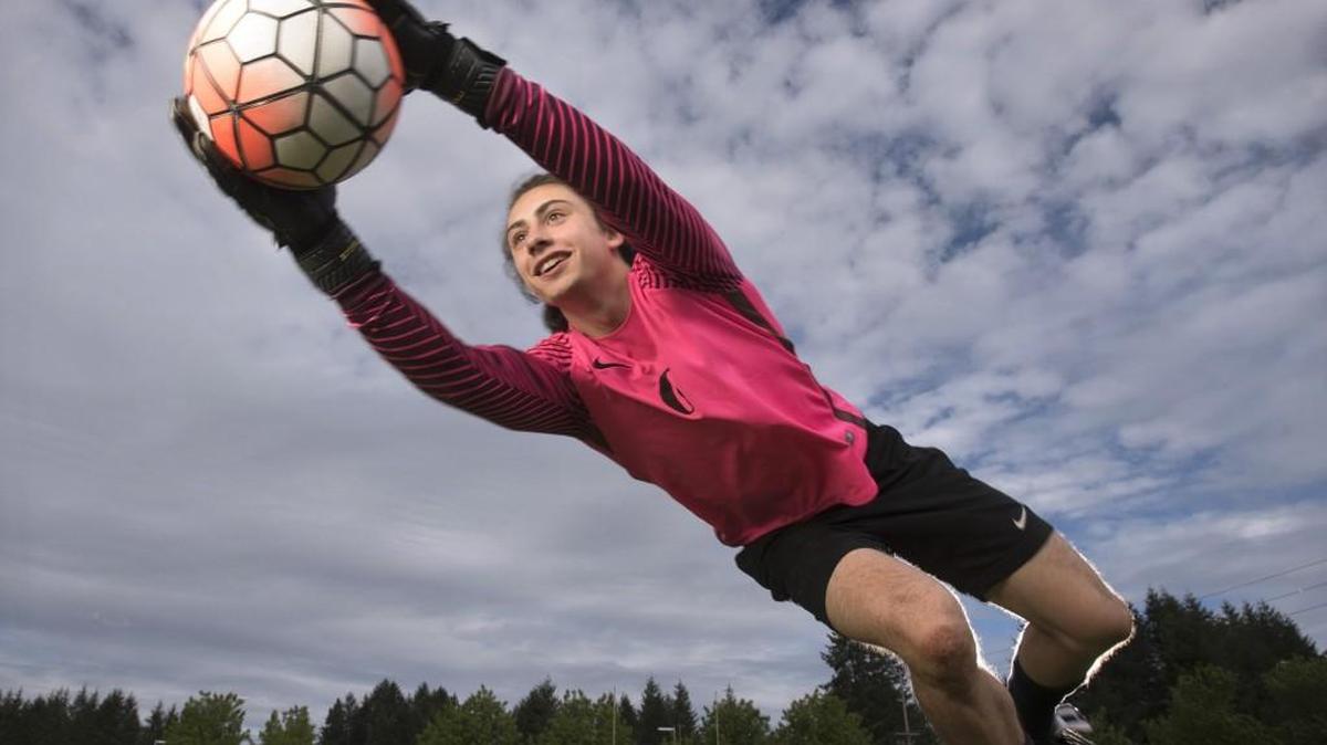 After scoring five shutouts this season and helping lead Olympia High School’s unexpected playoff run to the state tournament, Olympia senior goalkeeper Matteo Del Giudice was named The Olympian’s All-Area Boys Soccer Player of the Year.