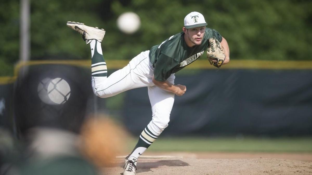 Timberline High School pitcher Austin Whalen was the Class 4A Narrows League most valuable player at pitcher this season. He finished with 44 strikeouts and a 1.38 ERA in 10 games. He was also an Olympian All-Area selection at pitcher.