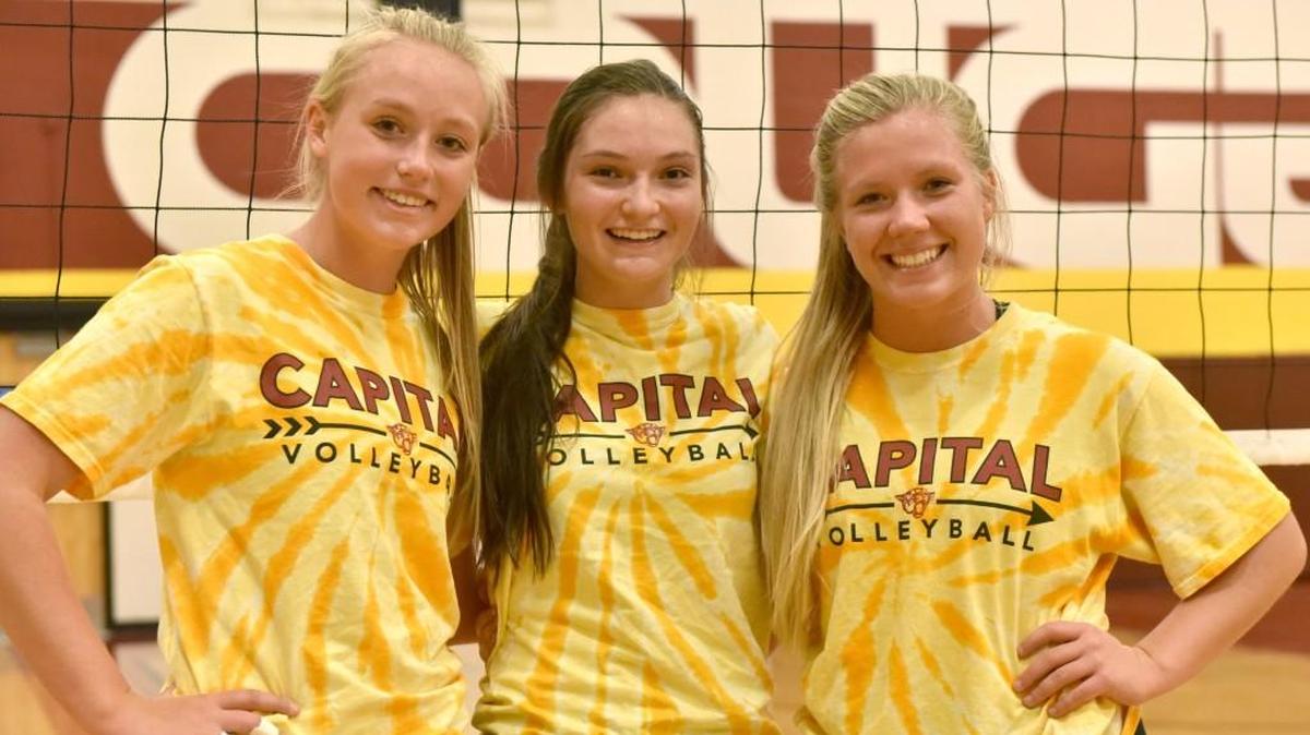 Capital’s Maia Nichols,Tia Grow and Elise Meath were all named to the Class 3A all-state first team. Nichols was also named the classification’s co-player of the year.