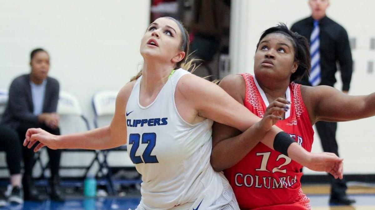 SPSCC sophomore Savannah McGill holds every Northwest Athletic Conference rebounding record.