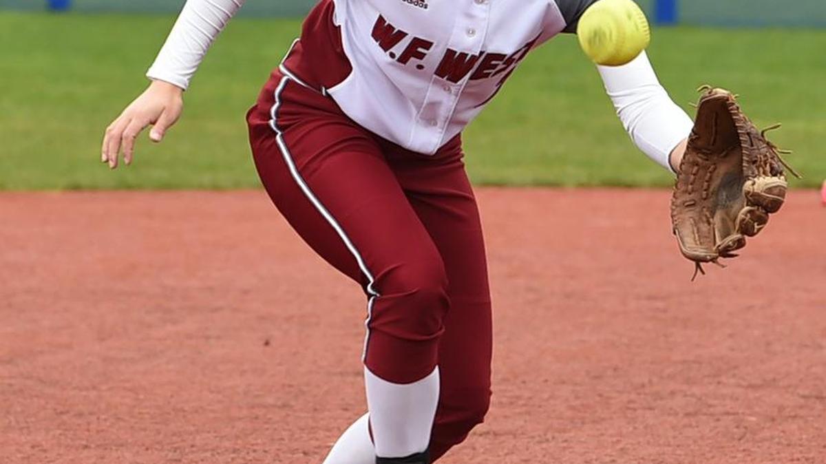 W.F. West sophomore Ashlee Vadala was named the 2A EvCo co-MVP as a pitcher with teammate Lexi Strasser.