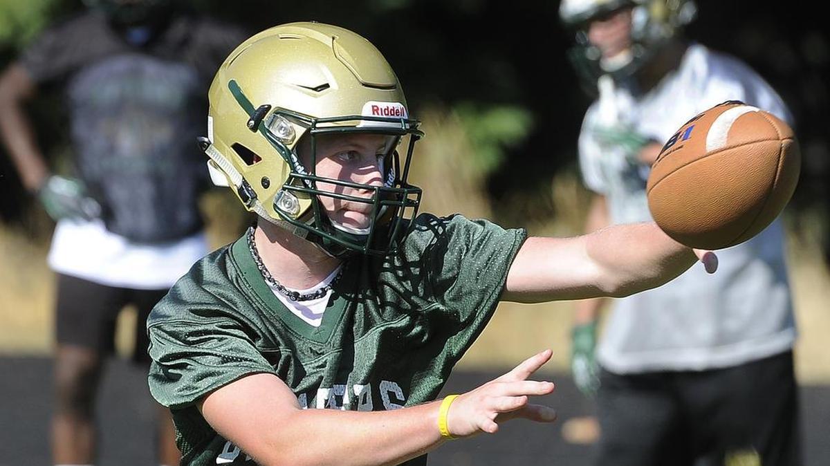 
Junior Jacob Henning is currently the front-runner in a three-man competition to win the all-important quarterback job for the Blazers.
