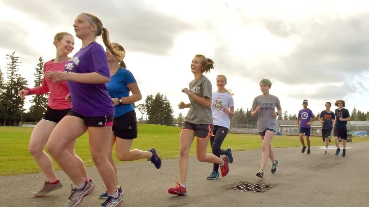 Cross country runners from North Thurston (pictured) and Timberline will run across the county prior to Friday’s annual rivalry football game, and deliver the game ball to officials at South Sound Stadium just before kickoff.