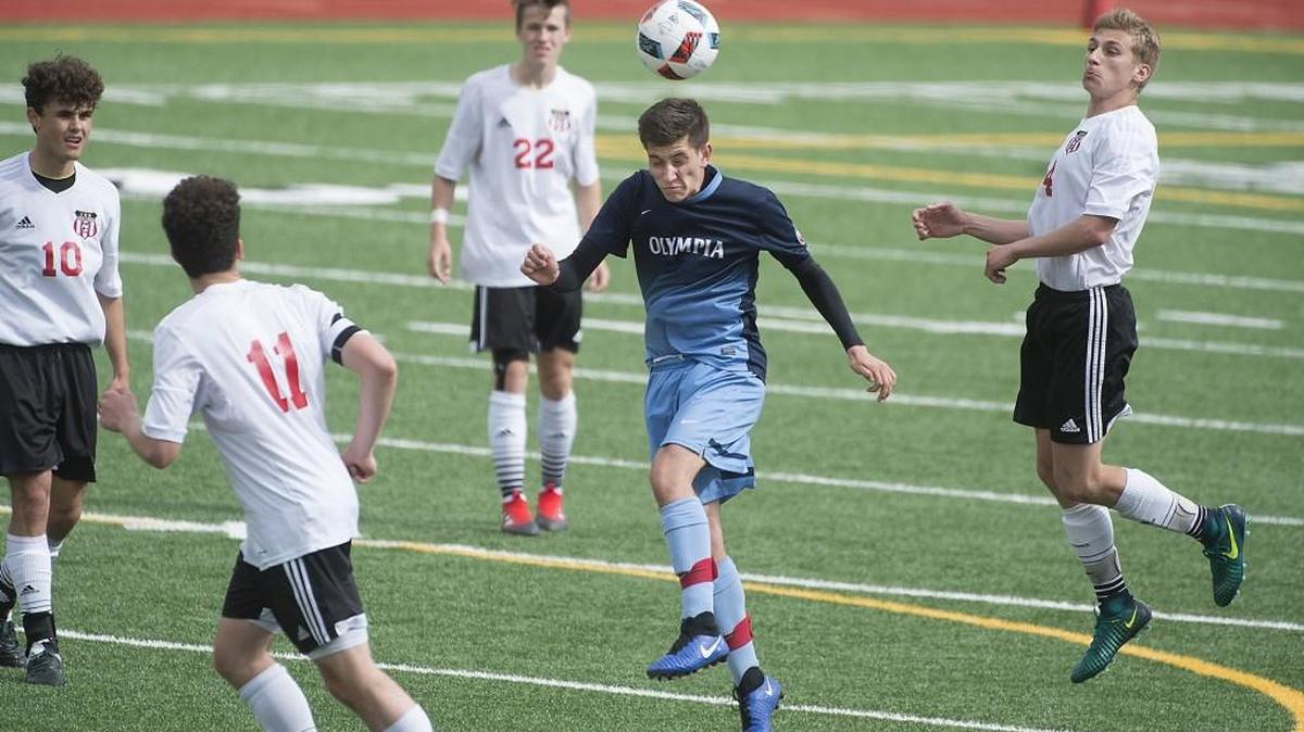 Olympia’s Kolby Johnson helped the Bears boys soccer to the first round of the Class 4A state tournament. Olympia was the only local team to advance to the state playoffs this season.